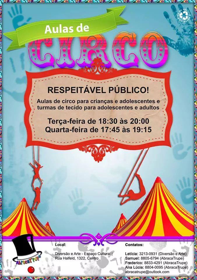 aulas circo